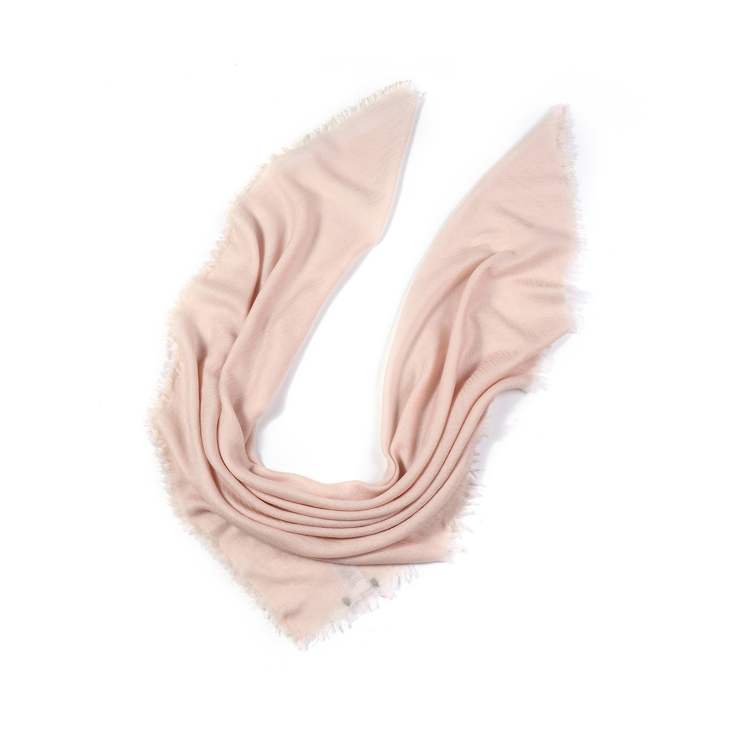 Châle laine Rose Poudré