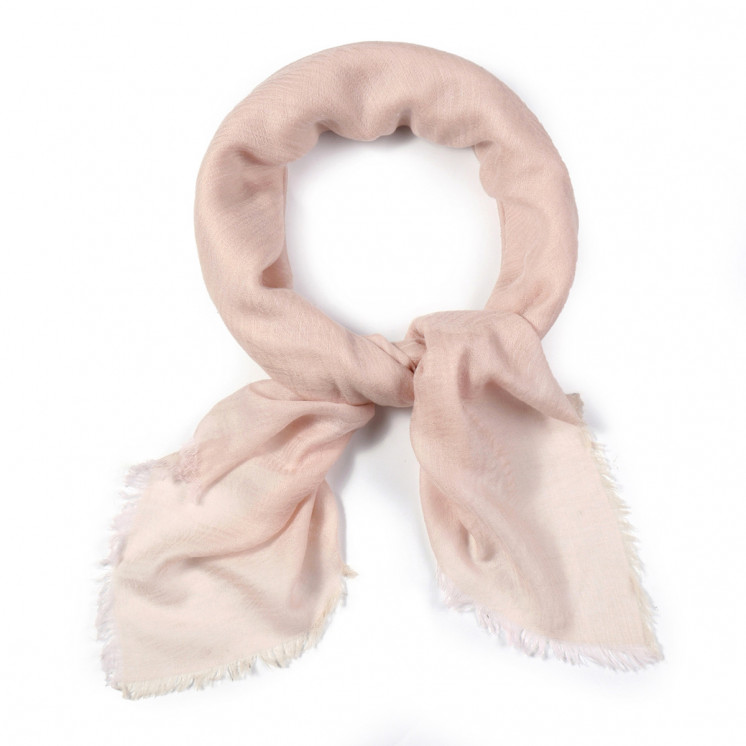 Châle laine Rose Poudré