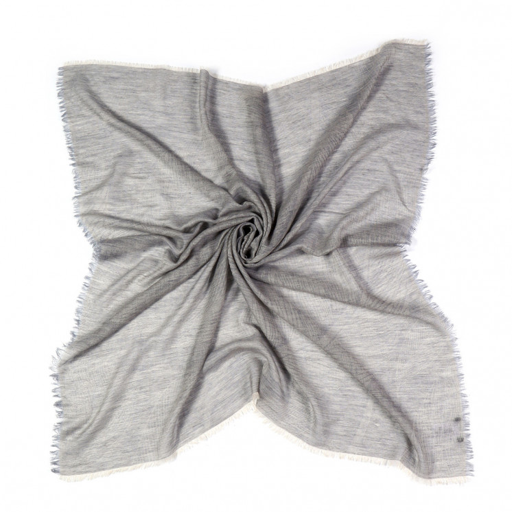 Châle laine Brume Grise