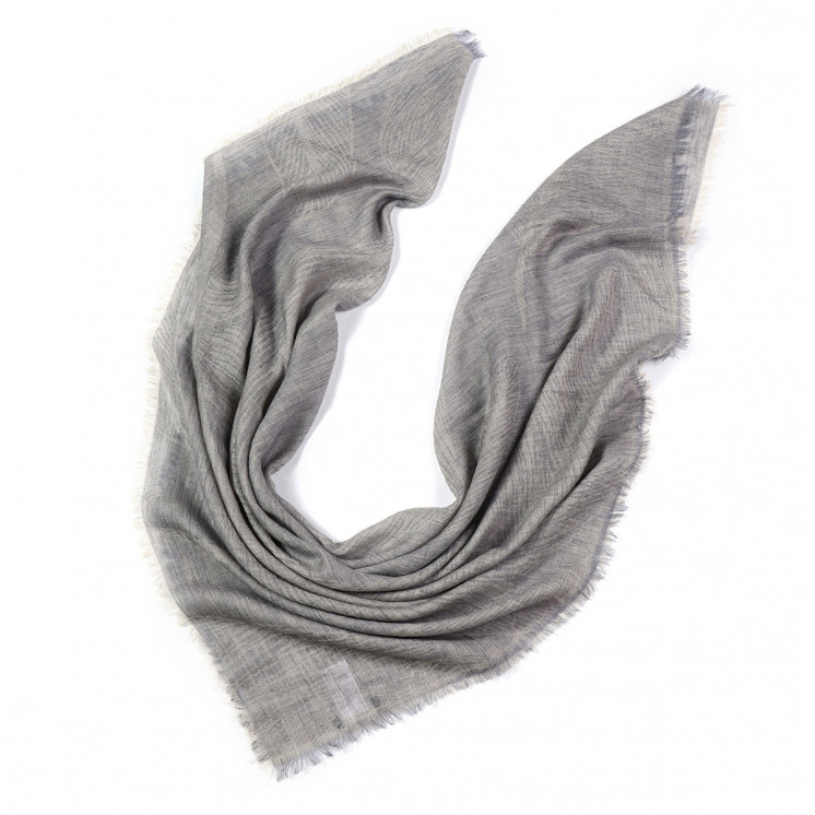 Châle laine Brume Grise