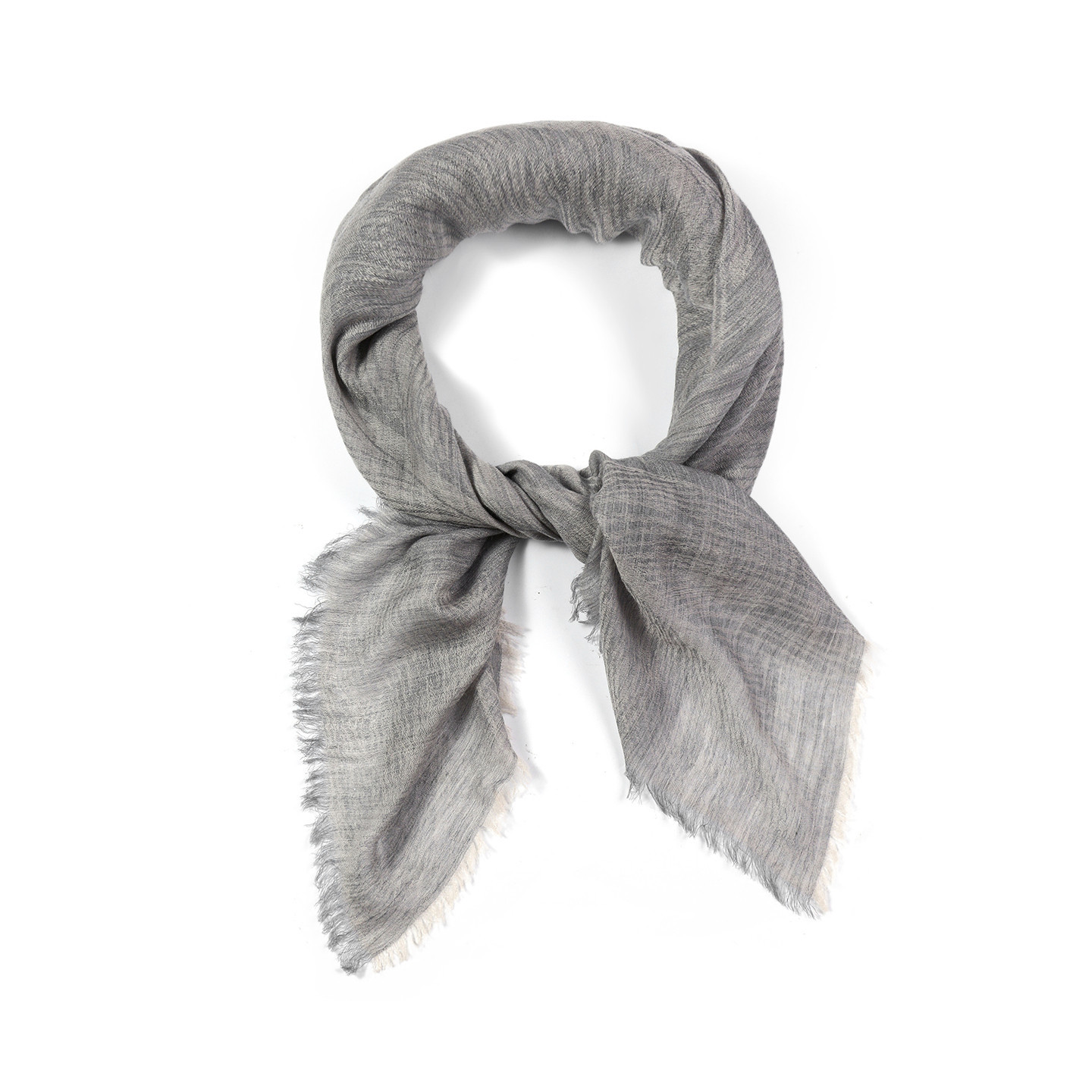 Châle laine Brume Grise