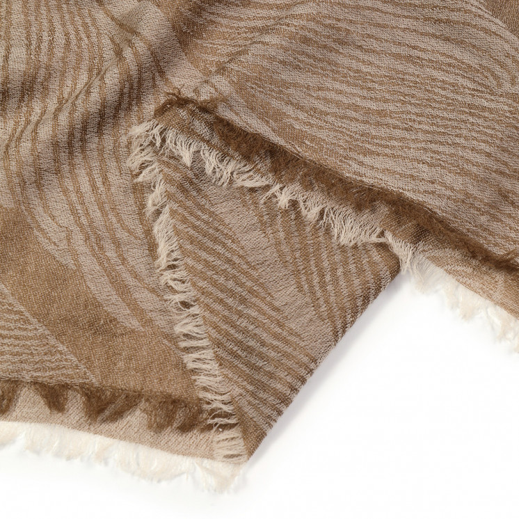 Châle laine Feuille d'Automne