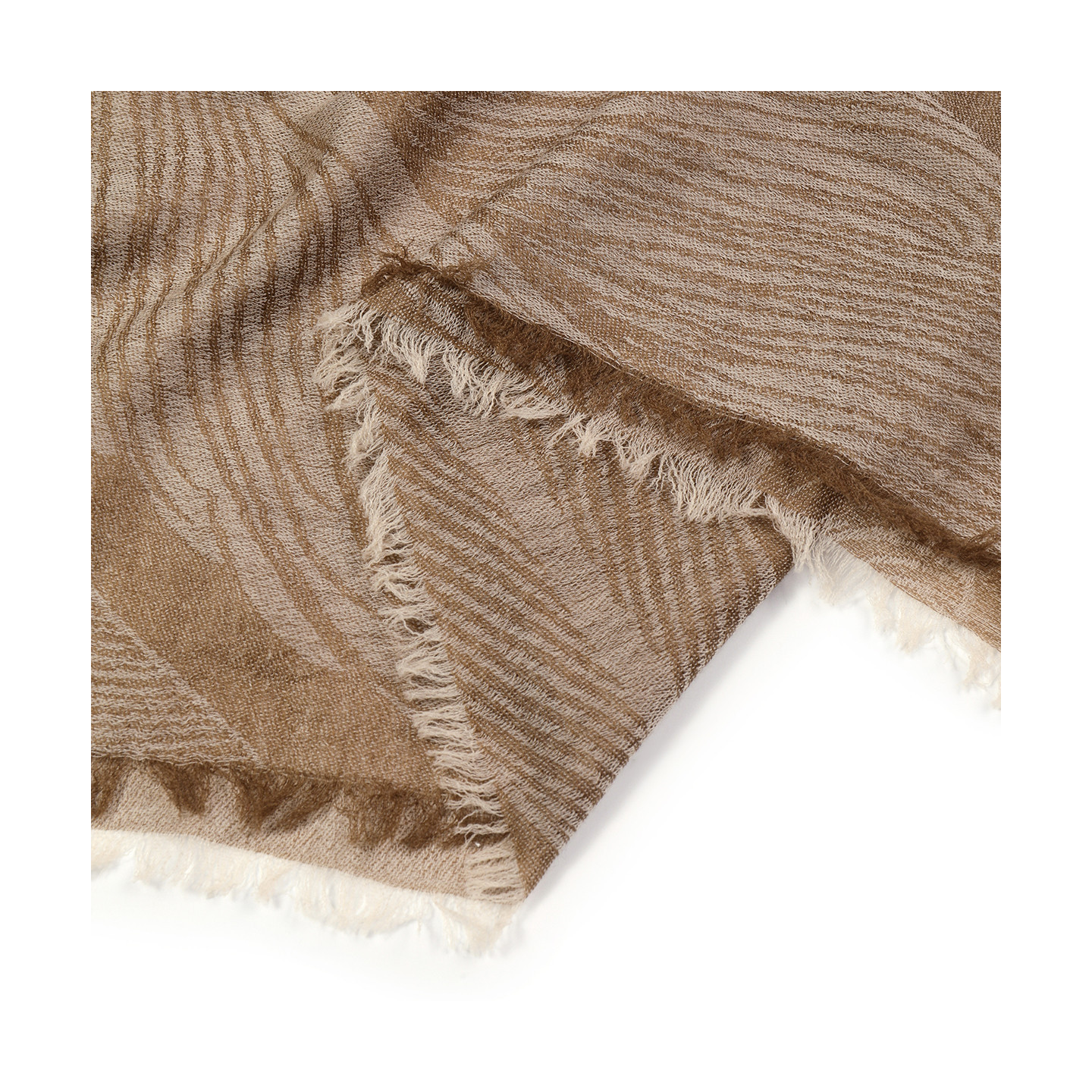 Châle laine Feuille d'Automne