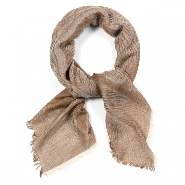 Châle laine Feuille d'Automne