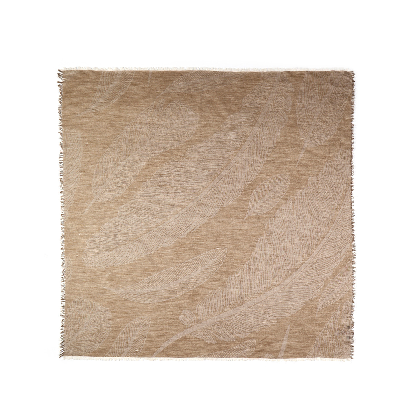 Châle laine Feuille d'Automne