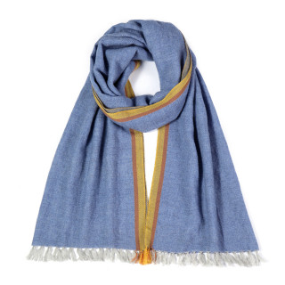 Écharpe laine Ciel d'Azur