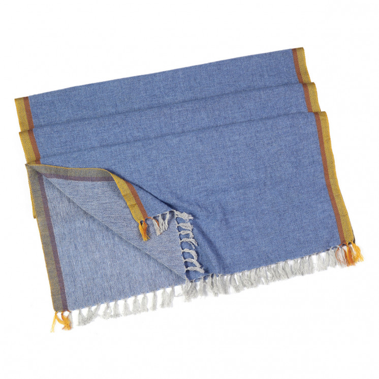 Écharpe laine Ciel d'Azur