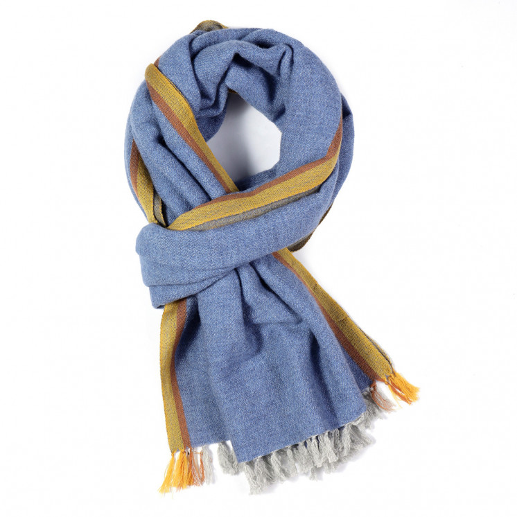 Écharpe laine Ciel d'Azur