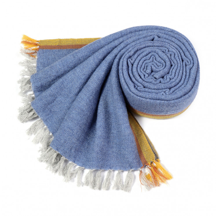 Écharpe laine Ciel d'Azur