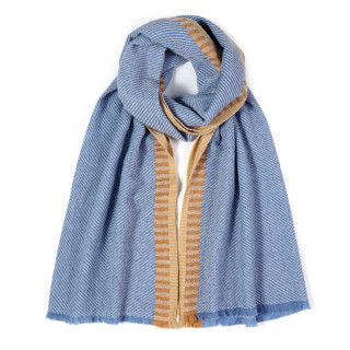 Écharpe laine Matin d'Azur