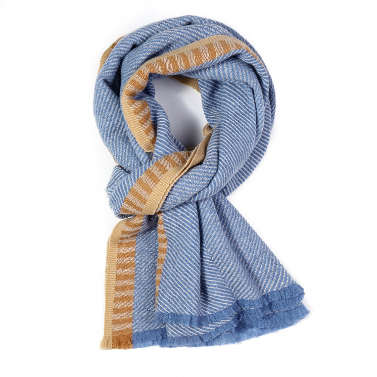 Écharpe laine Matin d'Azur