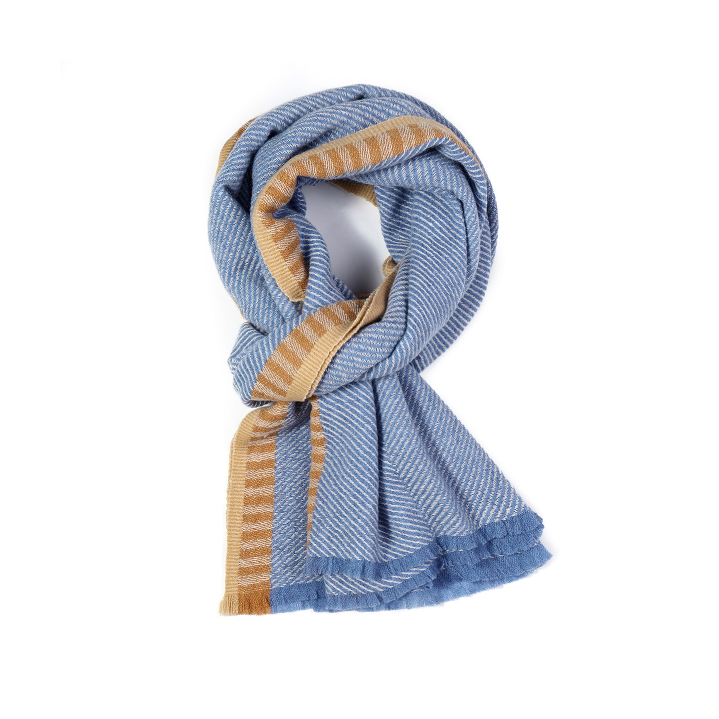 Écharpe laine Matin d'Azur