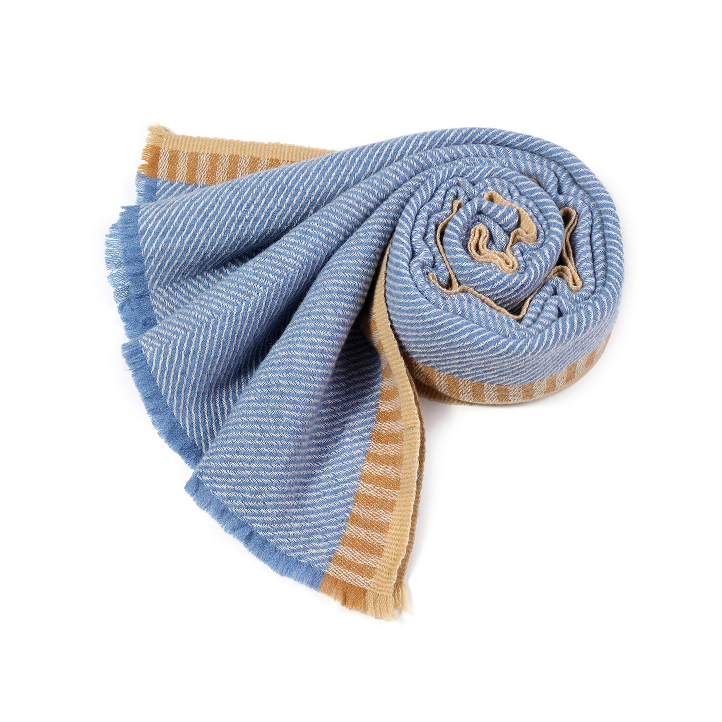 Écharpe laine Matin d'Azur