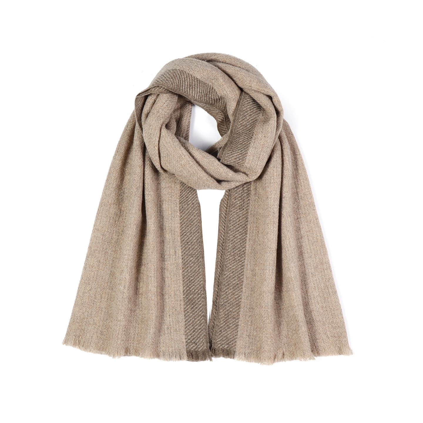 Écharpe laine Sable Éthéré