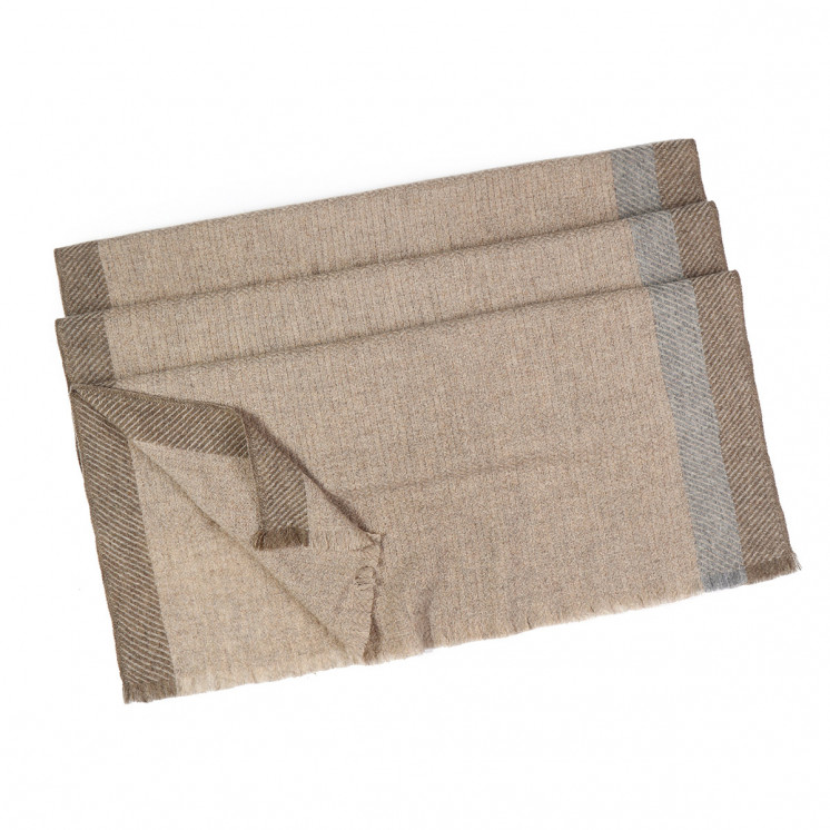 Écharpe laine Sable Éthéré