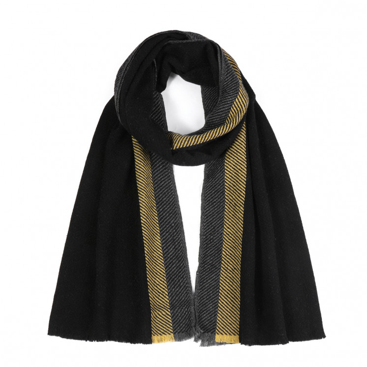 Écharpe laine Nuit Dorée