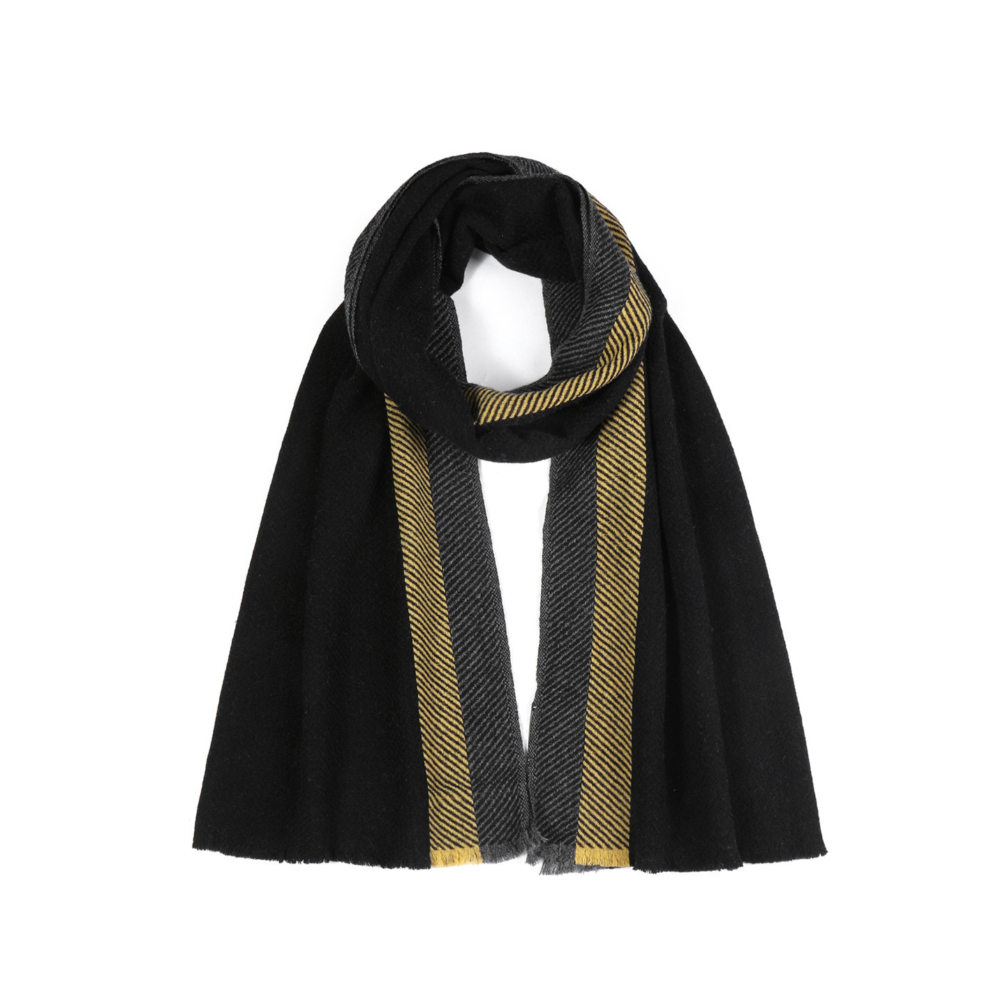 Écharpe laine Nuit Dorée