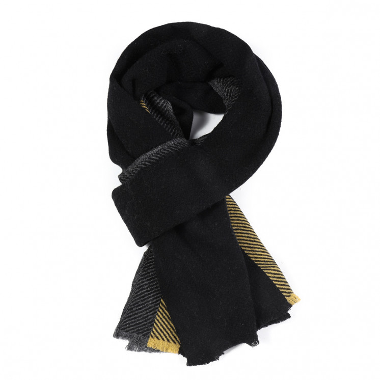 Écharpe laine Nuit Dorée