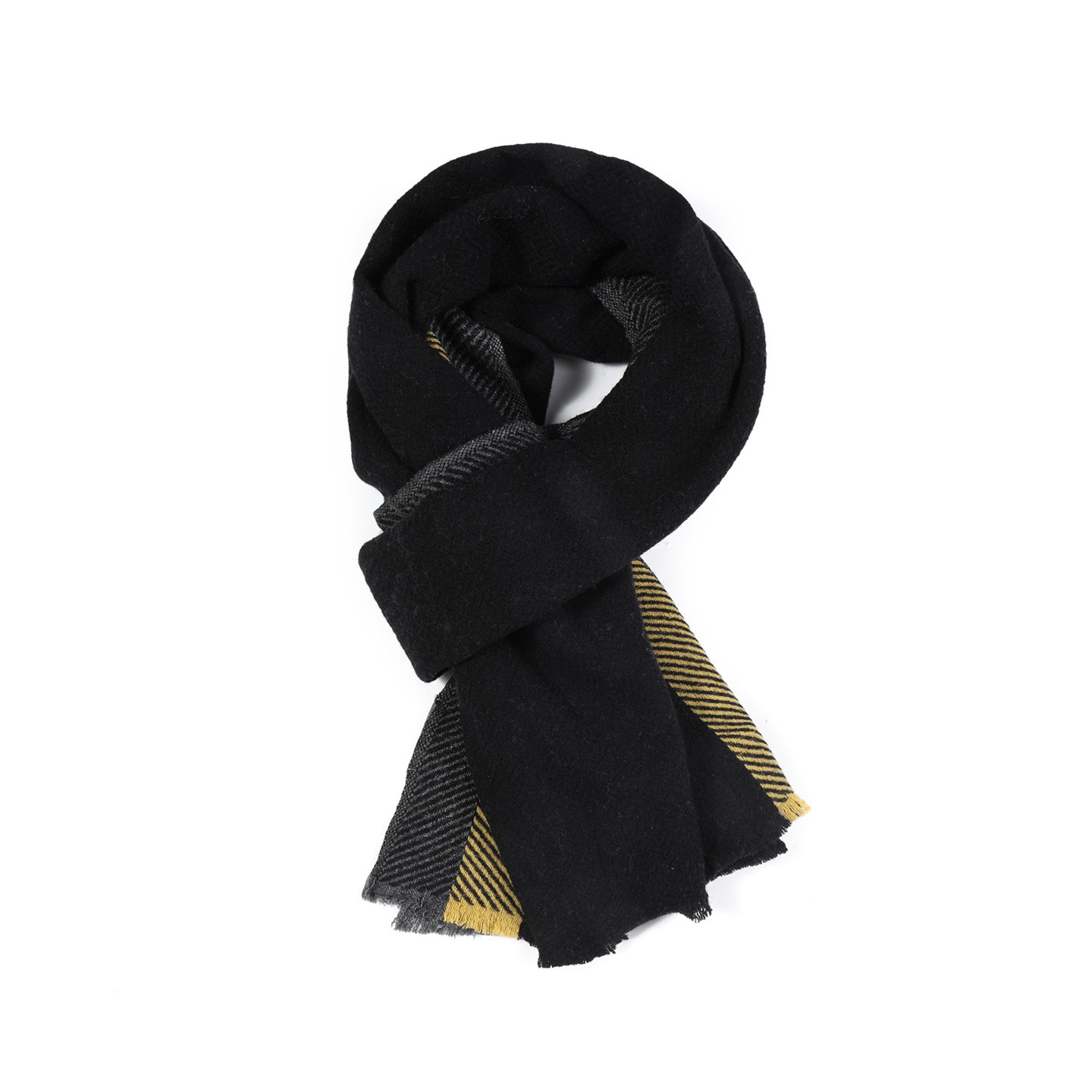 Écharpe laine Nuit Dorée