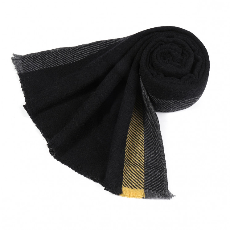 Écharpe laine Nuit Dorée