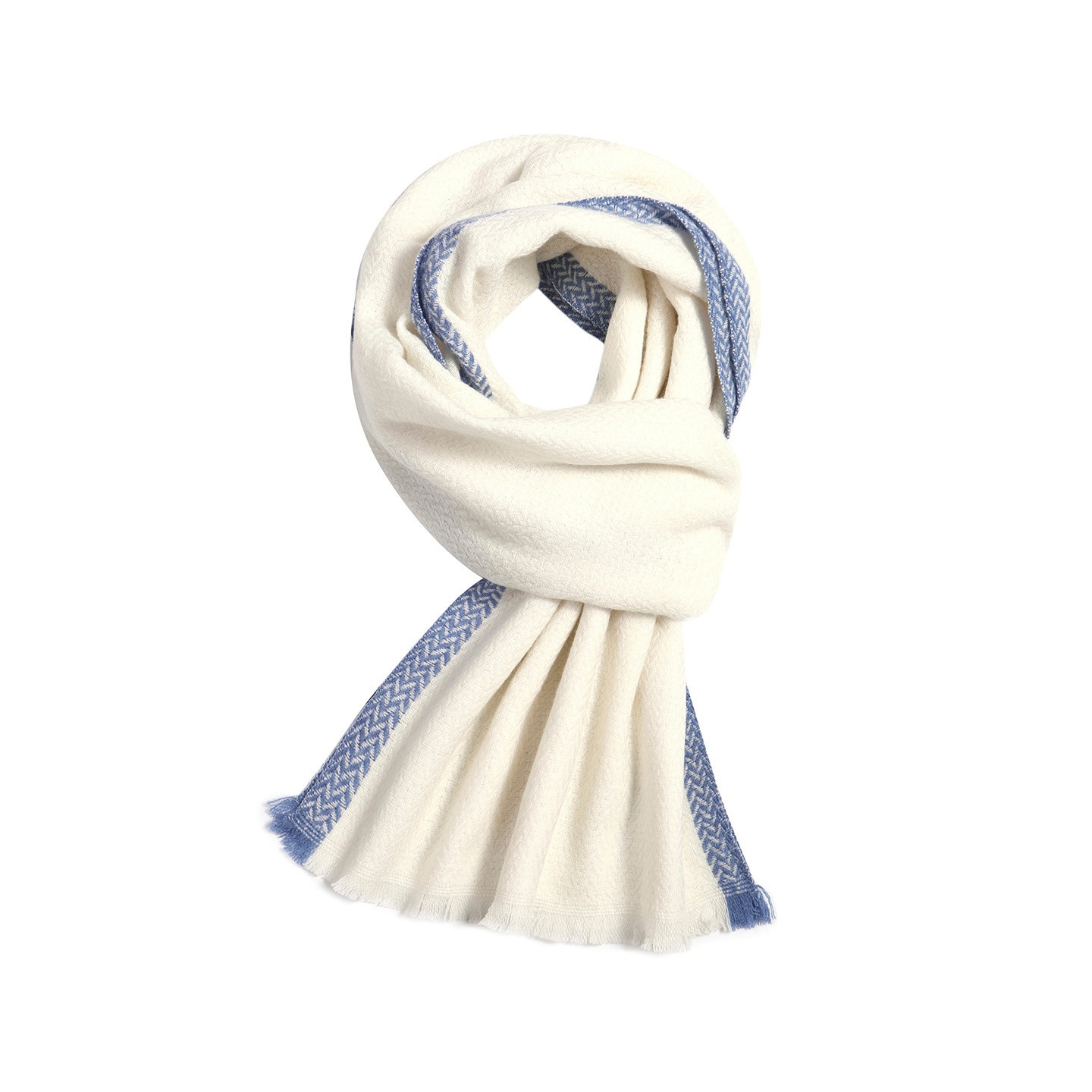 Écharpe laine Brume d'Ivoire