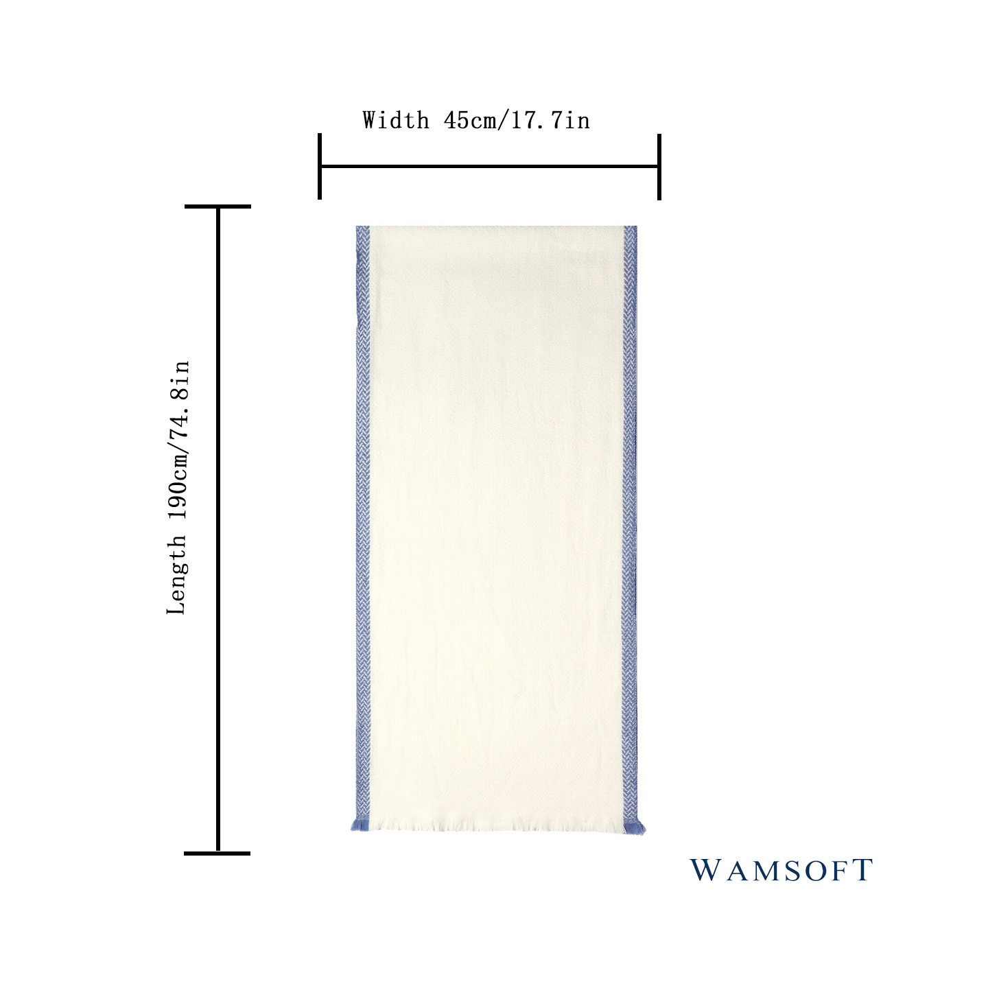 Écharpe laine Brume d'Ivoire