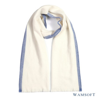 Écharpe laine Brume d'Ivoire