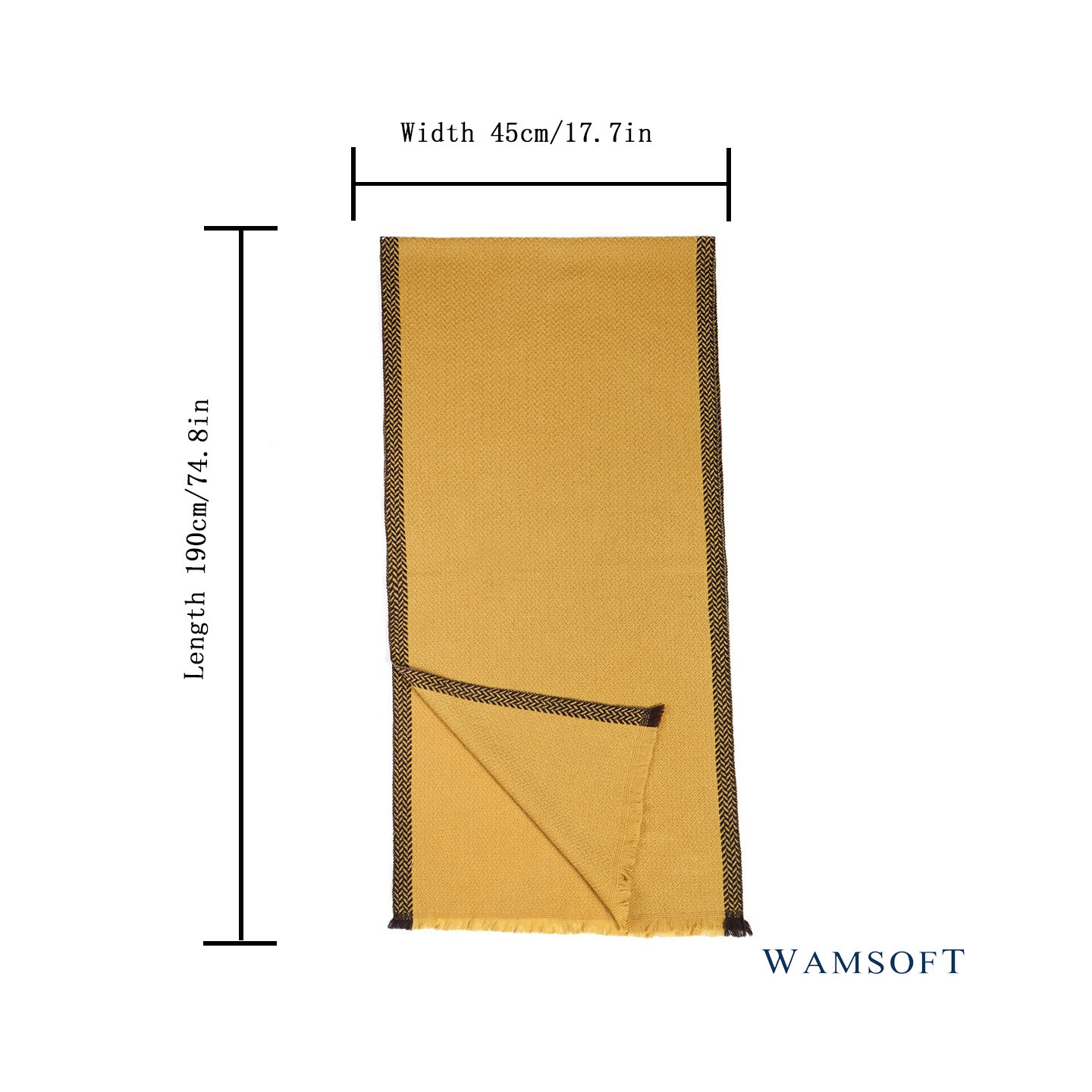 Écharpe laine Éclat de Miel