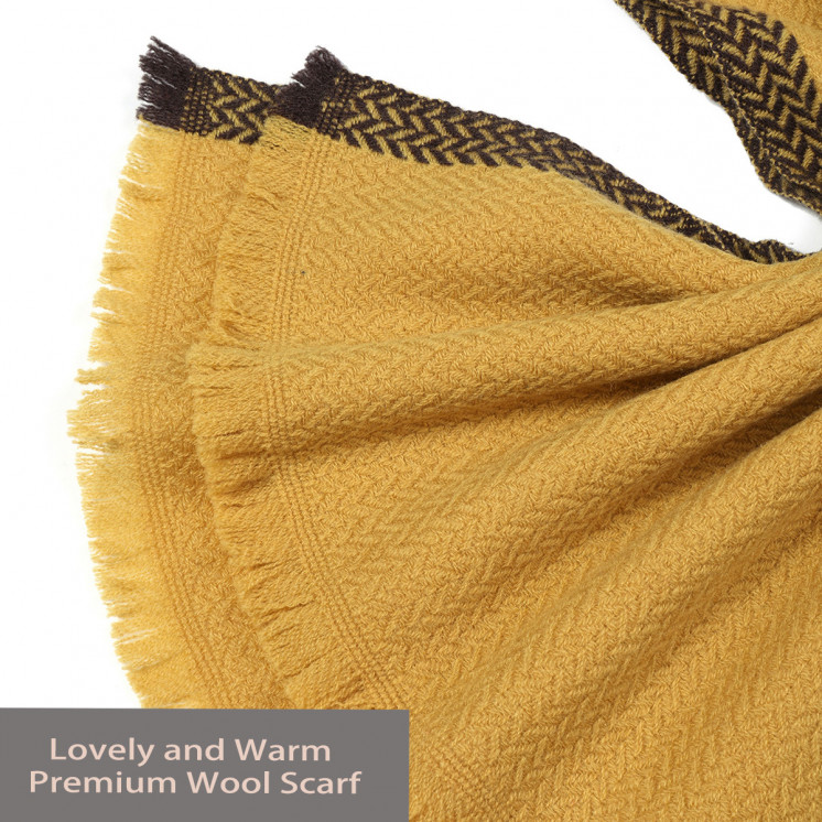 Écharpe laine Éclat de Miel