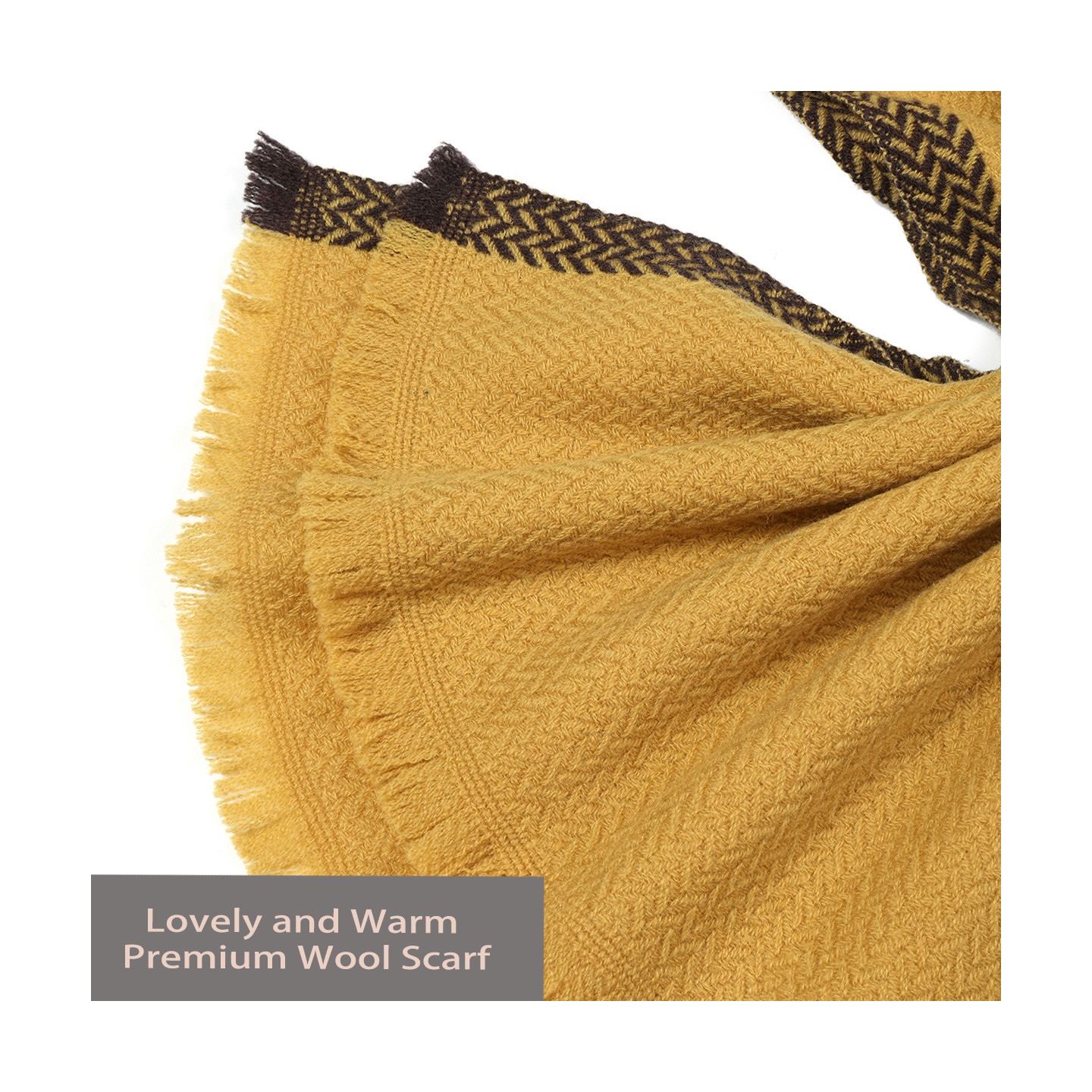 Écharpe laine Éclat de Miel